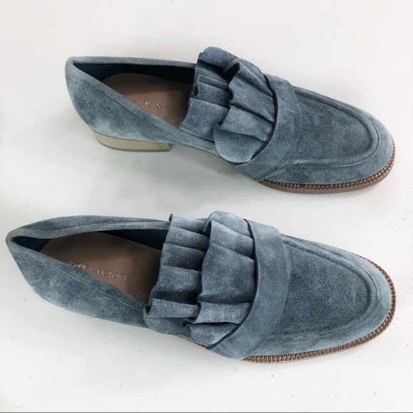 Pour La Victoire Suede Slip on Size 6.5 M - Picture 2 of 8